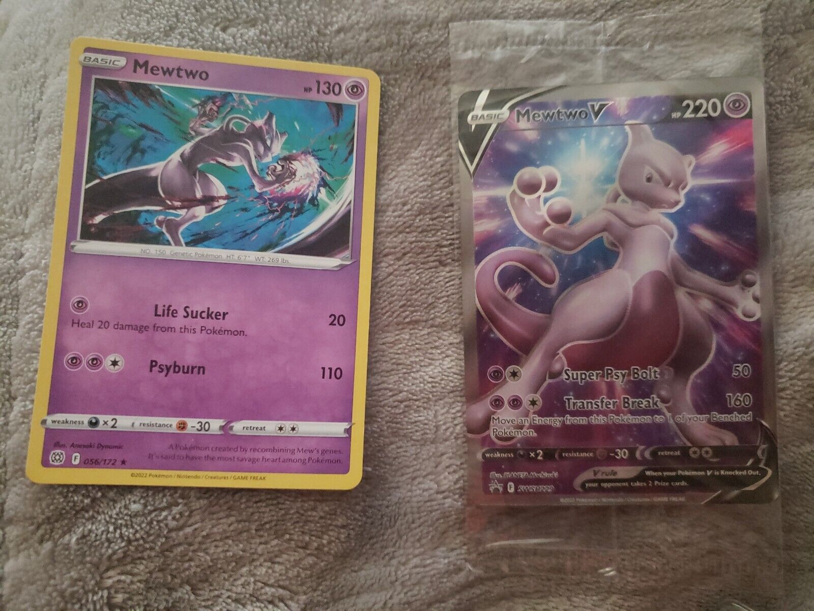 *IN HAND** MEWTWO POKEMON GO TCG FULL ART PROMO ETB SWSH229 SEALED