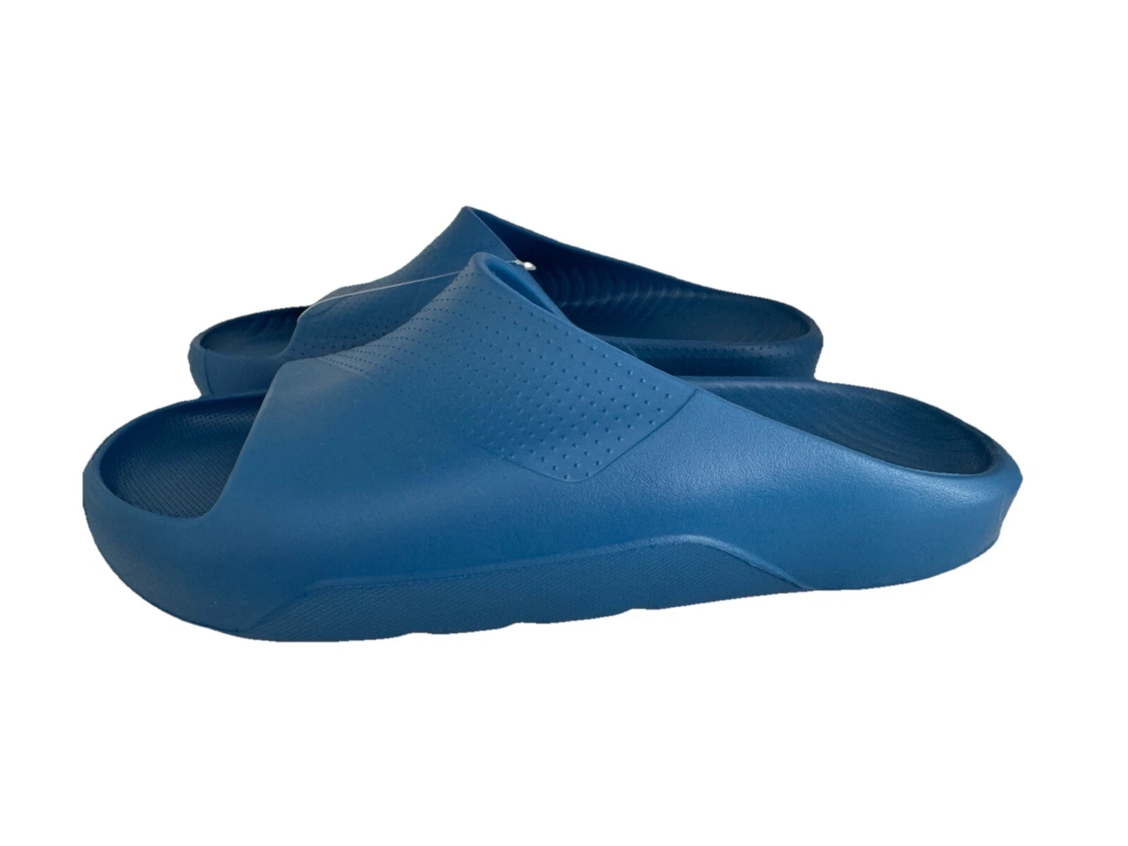 Jordan Slides Sandali Uomo 11 Post Gioco Imbottiti Slip On Industrial Blu