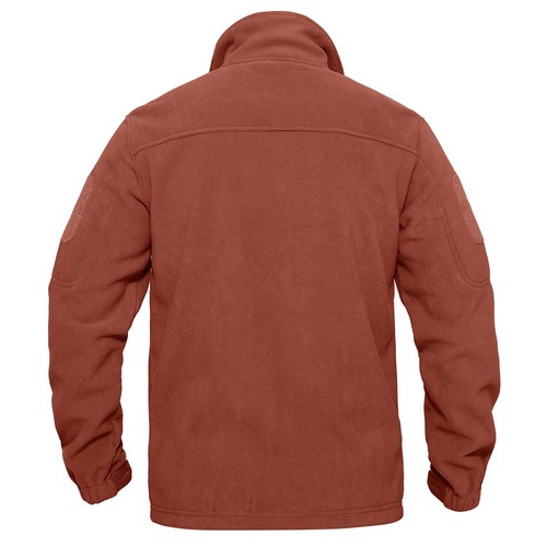 Men's Full-Zip Fleece Jacket Softshell Hiking Winter Windproof Casual Work Coat - Picture 71 of 89