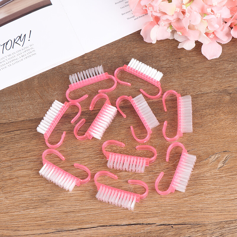 10* Nail Clean Brush Finger Care Dust Clean nail art brush nail