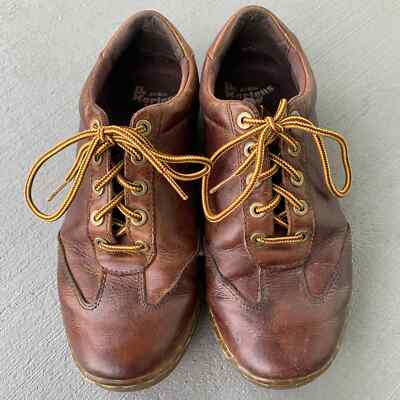 Dr. Martens Brown Kaleb Leather Lace-Up Casual Shoes - Men display picture 1