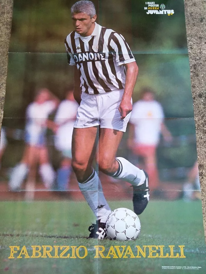 Juventus , Fabrizio Ravanelli poster