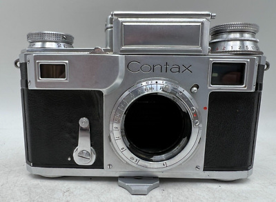 Contax III 35mm Film Rangefinder Camera w/ Carl Zeiss Sonnar 50mm