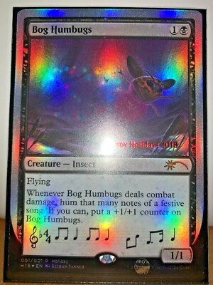 MTGプレイマットHoliday 2018 Bog Humbugs ULTRA PRO PLAYMAT 2018 Holiday Bog Humbugs 24