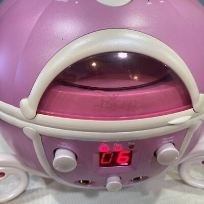 Disney Sing Along Cinderella CD Boom Box - Pink - No Microphone