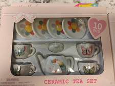 Stricly Fancy ceramic tea set 10 pcs for children 3 and up.