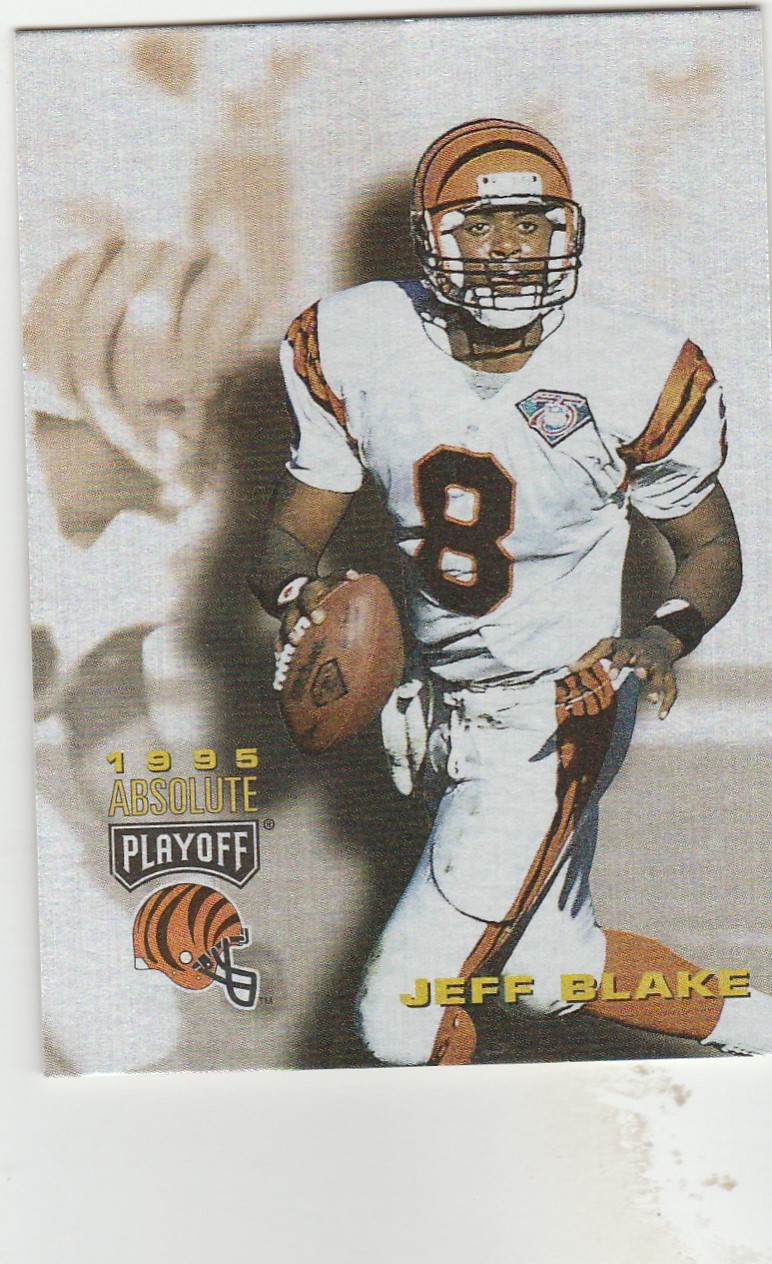 FREE SHIPPING-MINT-1995 Playoff Prime #18 Jeff Blake Cincinnati Bengals ROOKIE