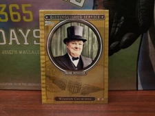 2007 Topps Distinguished Service #DS26 Winston Churchill Prime Minister UK