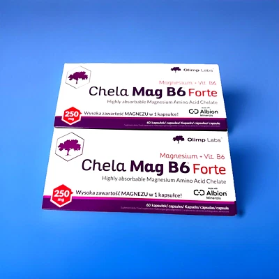 OLIMP SPORT NUTRITION (133,44 EUR/kg)Olimp Chela-Mag B6® Forte Mega Caps 2x60 Kapseln