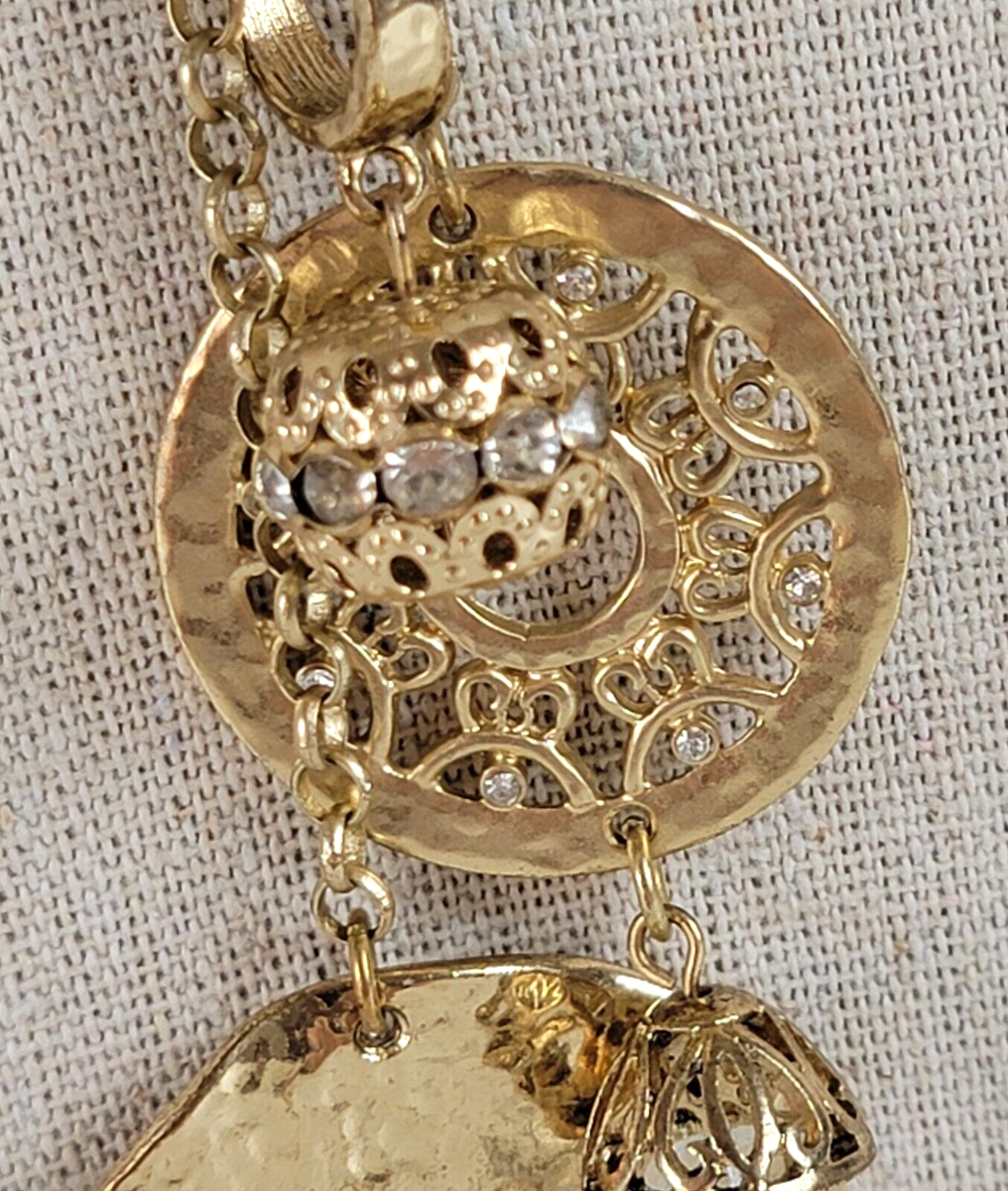 Chico’s Gold-Tone Keychain Charm with Lobster Clasp Red White & Blue Goldtone Parrot Bag Charm | Chico main image 2