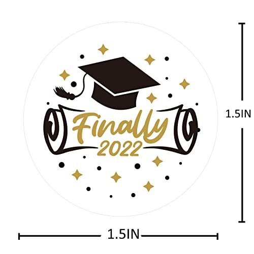 Abschluss Geschenk Etiketten Aufkleber 2022 lustig Abschluss Geschenkanhänger Sticker  - Bild 7 von 7