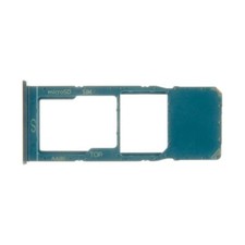 SIM Micro SD Card Tray Single for Samsung Galaxy A02 Blue Replacement Part