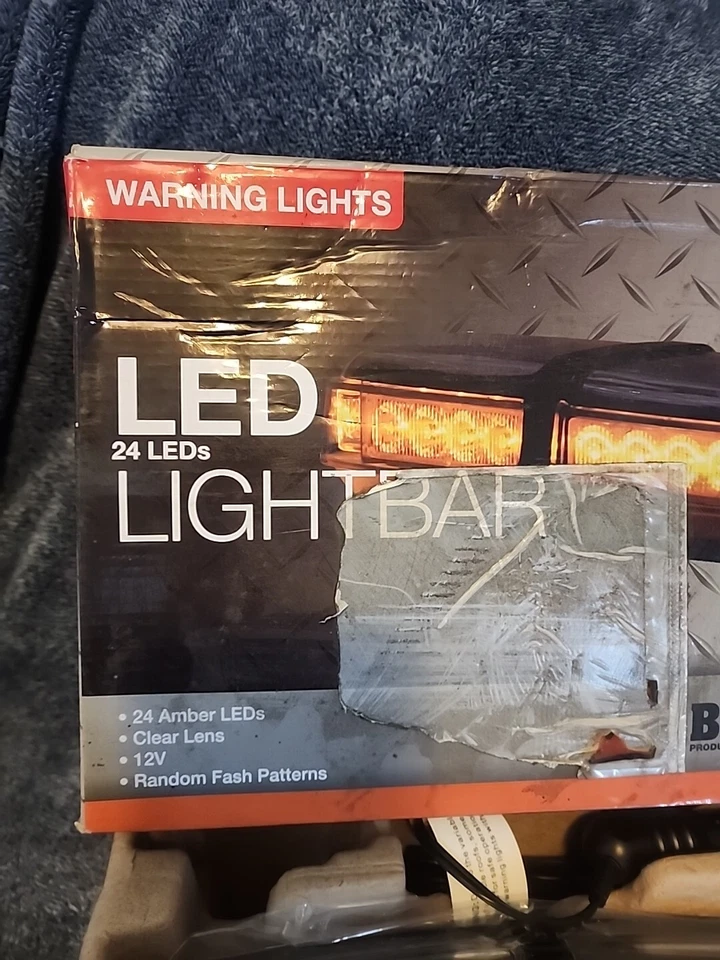 Buyers 8891050 24 Led Amber Rectangular Mini Lightbar - Image 2 of 4