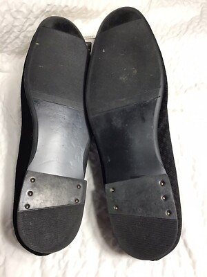 GIORGIO BRUTINI CLOAK VELVE BLACK FABRIC Sz 11M SLIP-ON 