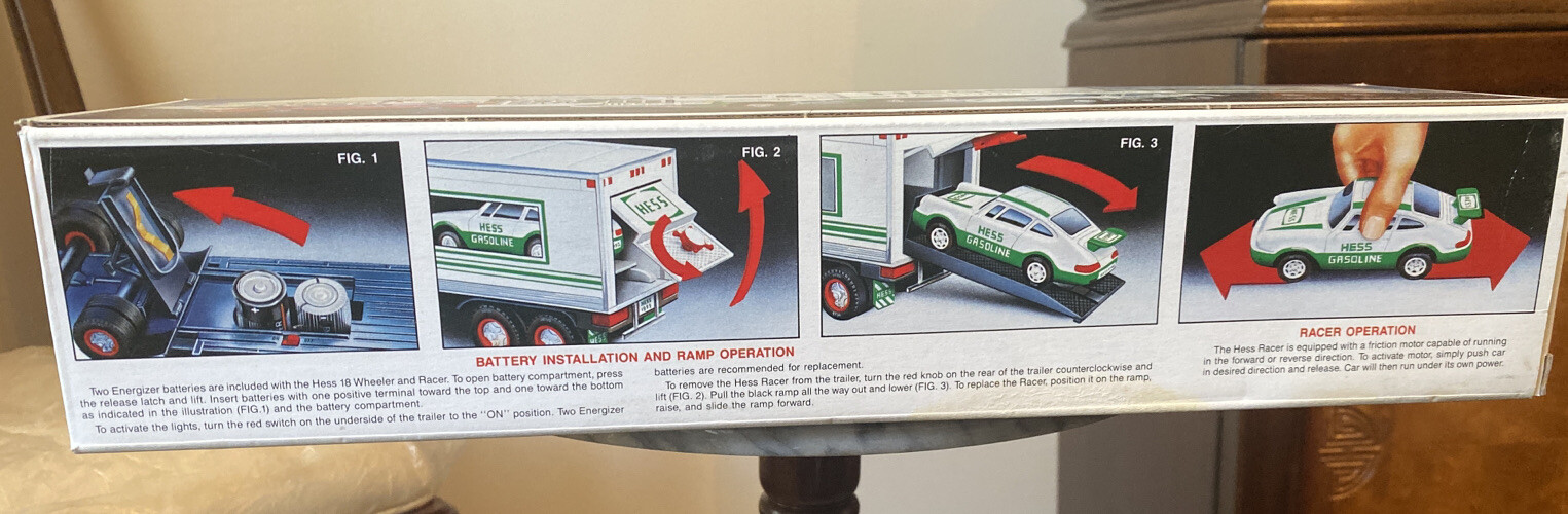 1992 hess 18 wheeler and racer