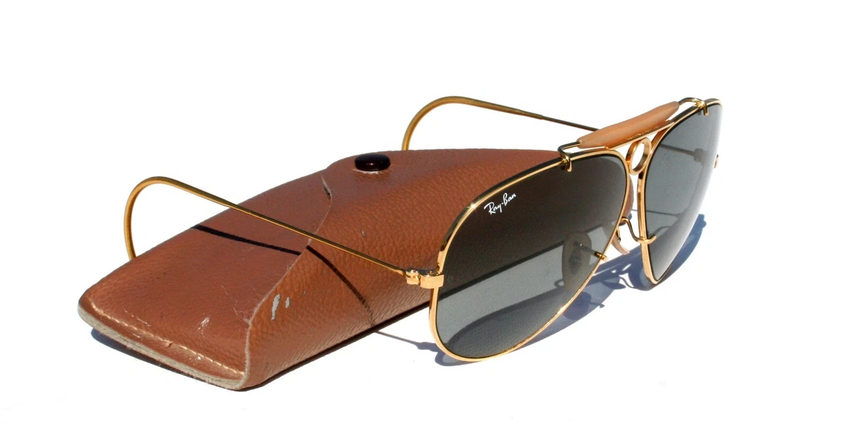 小物 Vintage Rayban Sunglasses Ray-Ban Gold Blue Vintage Sunglasses for sale | eBay