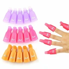 Plastic Finger Nail Art Soak Off Cap Clip UV Gel Polish Remover For Manicure NEW