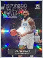 LEBRON JAMES 2022/23 PANINI OPTIC EXPRESS LANE PURPLE PRIZM REFRACTOR #4 MINT BV