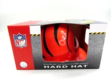 Cincinnati Bengals Hard Hat Authentic Ickey Woods Autograph NFL Wincraft New