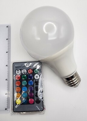 Magic Lighting Color Changing LED Light Bulb with Remote Control 5w ...