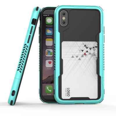 iPhone X Case Shockproof Hard Protective Case Cover, Back Screen Protector 