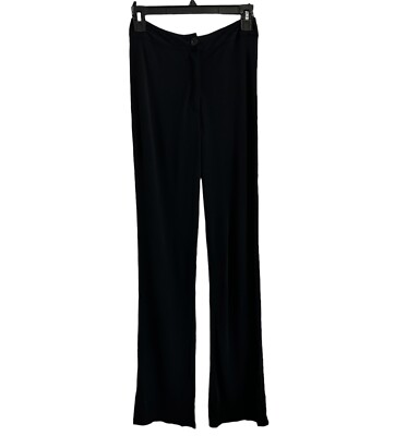 Mo & Su Black Drapey Pants Womens Small NEW Vintage Y2k