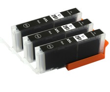 3P PHOTO BLACK Print Ink w/ LED for CLI-281XXL Canon TS702 TS8320 TS9521C TR7520