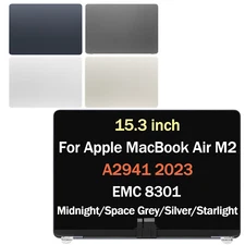 A2941 LCD Screen Assembly for Apple MacBook Air 15.3" M2 Retina 2023 EMC 8301 A+