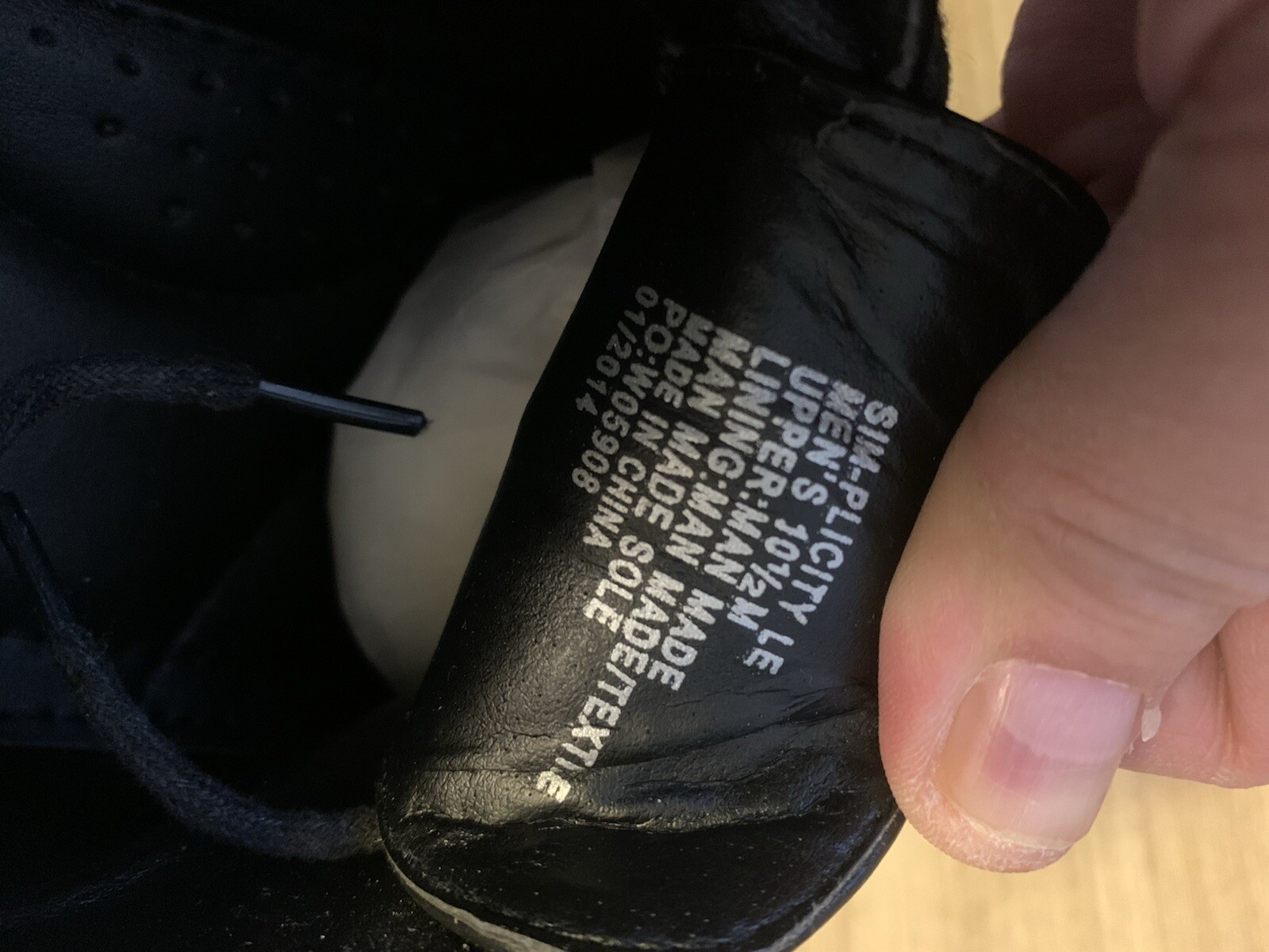 SAOLA Scarpe derby Kenneth Cole Reaction Simplicity 10 5 M in pelle nera punta quadrata