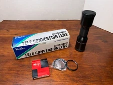 Kenko Tele Conversion Lens x 4 KUT-400 in original box with adapter rings