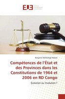 Benjamin Malikidogo Kabare | CompéTences De L'ÉTat Et Des Provinces Dans Les...