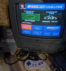 Bill Elliott's NASCAR Challenge (Nintendo NES, 1991) - Authentic - Tested
