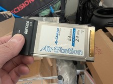 Buffalo Air Station WiFI Wireless Network Card Laptop 54 Mbps PCMCIA WLI-CB-G54
