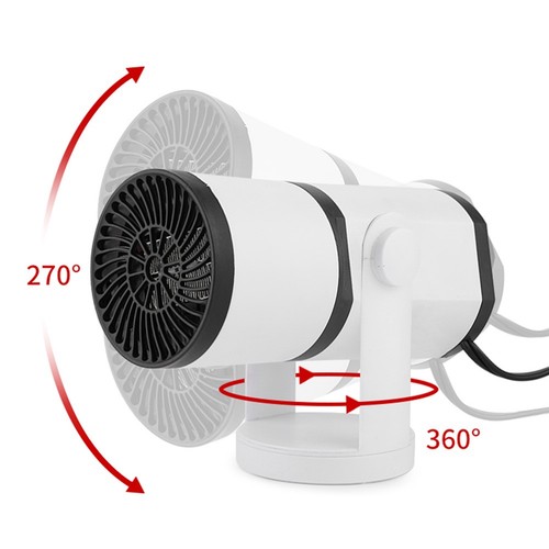 Brand New Car Car Heater Accessories 18.7*8.7cm ABS Black/white Car Heater - Picture 8 of 12