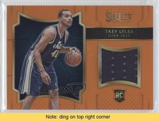 2015-16 Panini Select Rookie Swatches Orange Prizm 57/60 Trey Lyles #24 READ 0q0