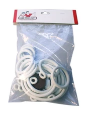 Gottlieb Flipper Cowboy Pinball Machine Replacement Repair Rubber Ring Kit White