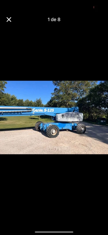 Genie S-125 125' 4WD Diesel Telescopic Boom Lift Aerial Platform - Image 2 of 2
