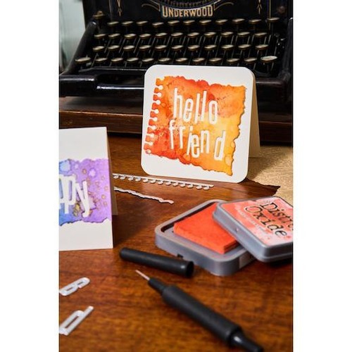 Sizzix Thinlits Die Set 24pcs by Tim Holtz - Vault Edges 666873 - Picture 3 of 5