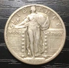 1924-D Standing Liberty Silver Quarter VF Full Date