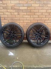 22"  Savini Black Di Forza Alloy Wheels BMW  5  & 6 & 7  SERIES 8.5j x20  11Jx20