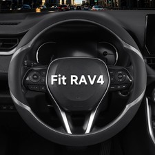 Customized Auto Car Steering Wheel Cover for Toyota RAV4 1996-2026 LE Hybrid