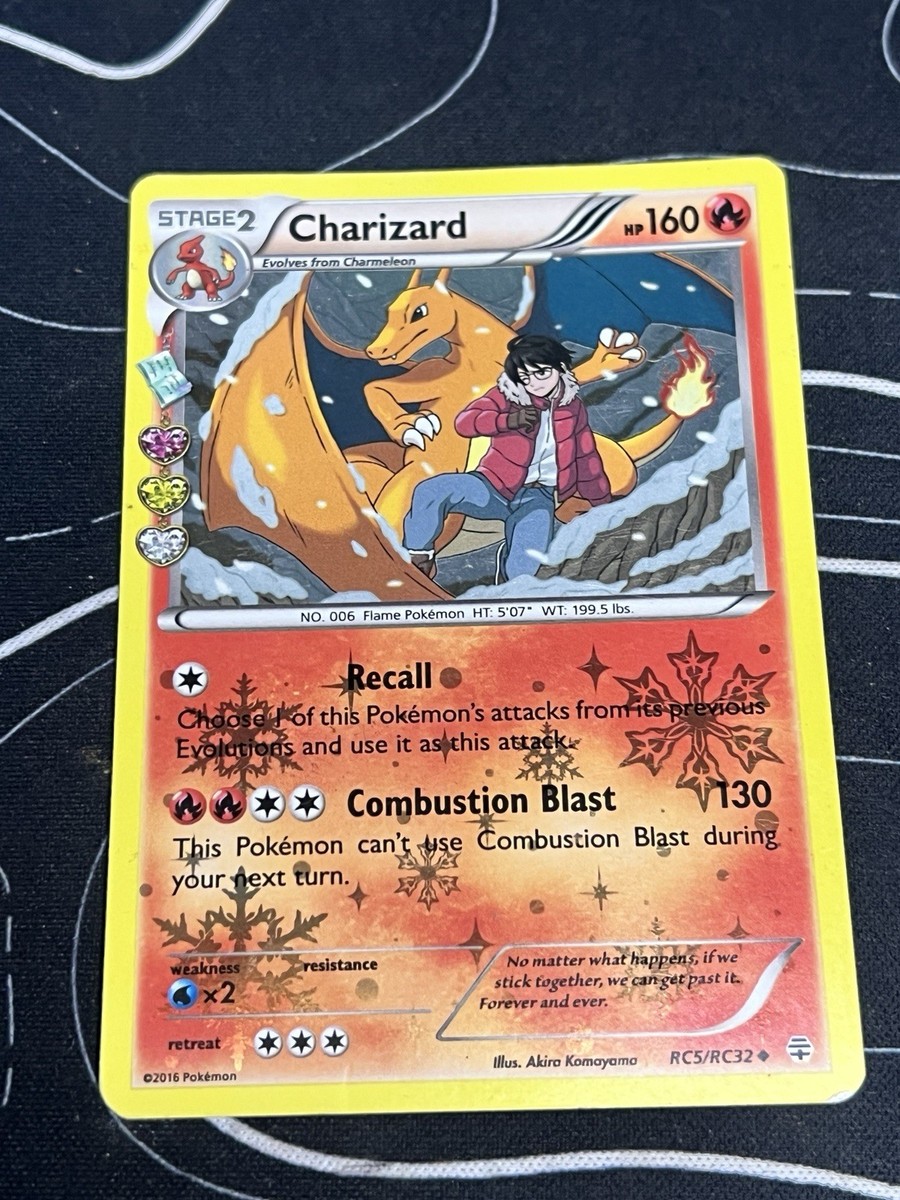 Charizard RC5/RC32 Generations Radiant Collection Holo Rare Pokémon Card  2016
