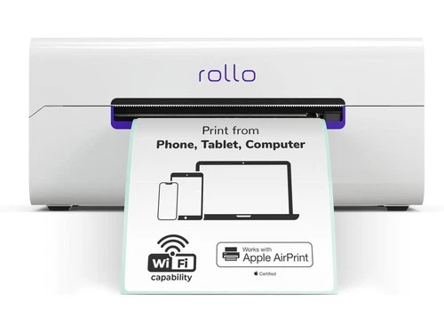 Rollo X1040 Wireless Shipping Label Printer - Wi-Fi Thermal Label Printer 4x6 fo