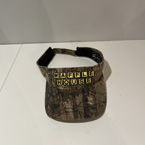 Waffle House Visor Unisex One Size Camo Adjustable