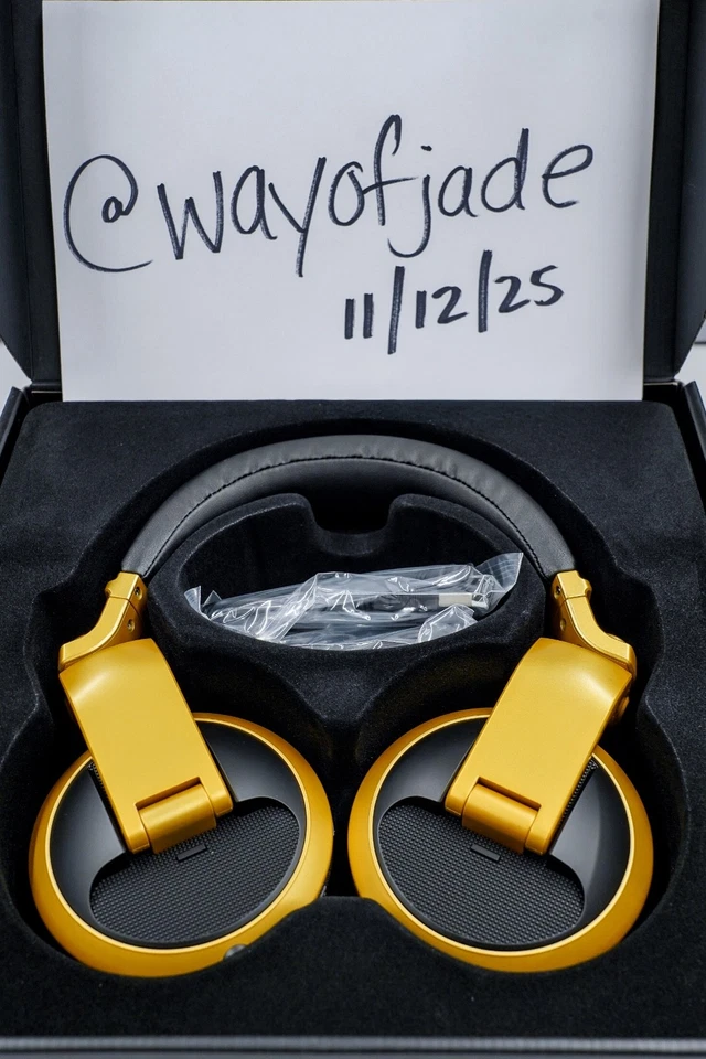 Pioneer DJ HDJ-X5BT-N (GOLD) – Over-Ear Bluetooth DJ Headphones – NEW OVERSTOCK - Image 2 of 4