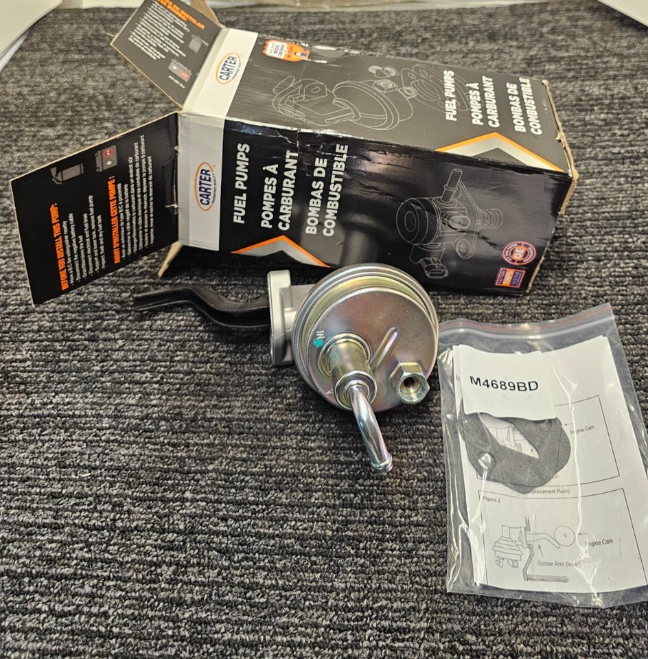 Bomba de combustível mecânica Carter M4689 para 1968 Pontiac Bonneville - Imagem 2 de 4
