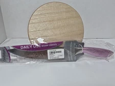 New Cookstyle  8 Inch Purple Handled Chef's Knife Kitchen