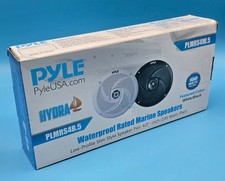 PYLE Hydra 100W Waterproof Marine Speakers Black or White PLMRS43WL.5