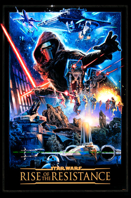 2019 Disney Star Wars Galaxys Edge Rise of Resistance 11x17 Poster