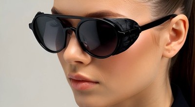 Gafas De Sol Lentes Para Mujeres Humbres Nuevo Steam Sunglasses Women Men Round